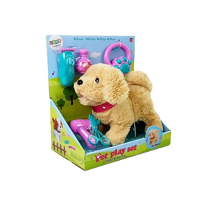 سگ کنترلی سخنگو و موزیکال قهوه ای Pet Play Set Toys_اسباب بازی